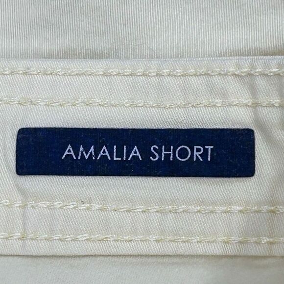 Bandolino Amalia Shorts Women's Size 16 Yellow High Rise Flat Front Twill - Picture 8 of 8